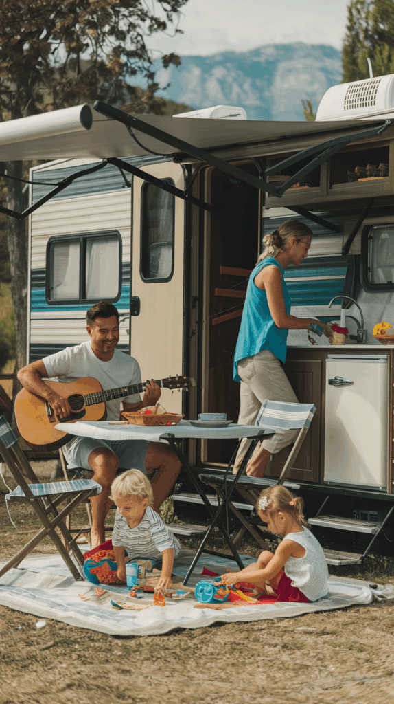 family time around the rv